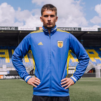 adidas SC Cambuur Anthem Trainingsjack 2023-2024 Blauw Geel