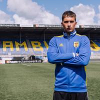 adidas SC Cambuur Anthem Trainingsjack 2023-2024 Blauw Geel