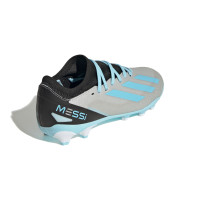 adidas X Crazyfast Messi.3 Gras / Kunstgras Voetbalschoenen (MG) Kids Zilver Blauw Zwart