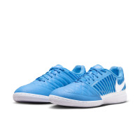 Nike Lunar Gato II Zaalvoetbalschoenen (IN) Blauw Wit