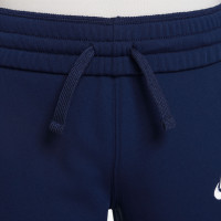 Nike Sportswear Poly Tracksuit Full-Zip Hooded Kids Dark Blue White