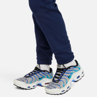Nike Sportswear Poly Trainingspak Full-Zip Hooded Kids Donkerblauw Blauw Wit