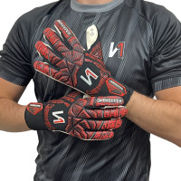 Onekeeper Finaty Keepershandschoenen Rood Zwart