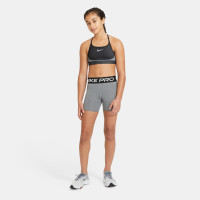 Nike Pro Sliding Pants Girls Grey Black White