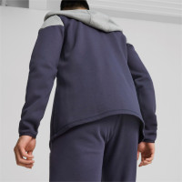 PUMA TeamCup Casual Vest Donkerblauw Grijs Donkergrijs