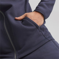 PUMA TeamCup Casual Vest Donkerblauw Grijs Donkergrijs