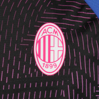 PUMA AC Milan Pre-Match Trainingsshirt 2023-2024 Zwart Blauw Roze