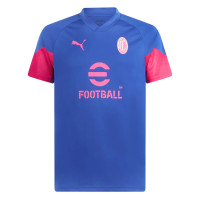 PUMA AC Milan Trainingsshirt 2023-2024 Blauw Roze
