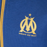 PUMA Olympique Marseille Casual Vest Hooded 2023-2024 Blauw Goud