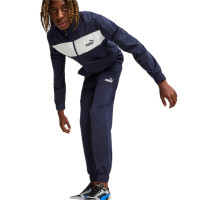 PUMA Poly Club Trainingspak Full-Zip Donkerblauw Wit