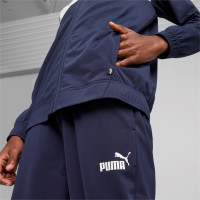 PUMA Poly Club Trainingspak Full-Zip Donkerblauw Wit