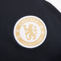 Nike Chelsea Strike Trainingsset 2023-2024 Zwart Wit Goud