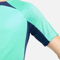 Nike Strike 23 Trainingsshirt Turquoise Donkerblauw Wit