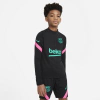 Nike FC Barcelona Dry Strike Trainingstrui 2020-2021 Kids Zwart