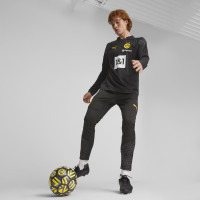 PUMA Borussia Dortmund Trainingsbroek 2023-2024 Zwart Geel
