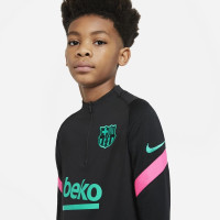 Nike FC Barcelona Strike Trainingspak CL 2020-2021 Kids Zwart Roze