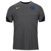 Nike Inter Milan Strike Trainingsshirt 2020-2021 Kids Donkergrijs
