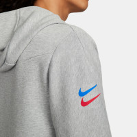 Nike FC Barcelona Tech Fleece Vest 2022-2023 Grijs Zwart