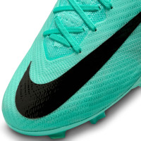 Nike Zoom Mercurial Superfly 9 Elite Gras Voetbalschoenen (FG) Turquoise Paars Zwart Wit