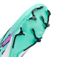 Nike Zoom Mercurial Superfly 9 Academy Gras / Kunstgras Voetbalschoenen (MG) Turquoise Paars Zwart Wit