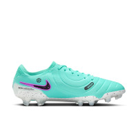 Nike Tiempo Legend 10 Elite Gras Football Boots (FG) Turquoise Black Purple White