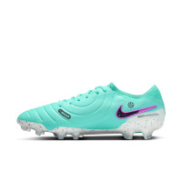 Nike Tiempo Legend 10 Elite Gras Football Boots (FG) Turquoise Black Purple White