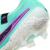 Nike Tiempo Legend 10 Elite Gras Football Boots (FG) Turquoise Black Purple White