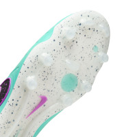 Nike Tiempo Legend 10 Elite Gras Football Boots (FG) Turquoise Black Purple White