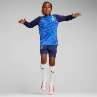 PUMA Neymar Jr. Trainingstrui 1/4-Zip Kids Blauw Donkerblauw Wit
