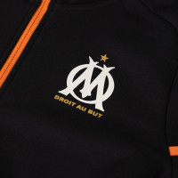 PUMA Olympique Marseille Casual Trainingspak 2023-2024 Zwart Oranje