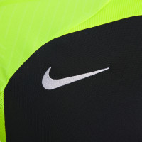 Nike Dri-FIT Strike III Voetbalshirt Zwart Geel Wit