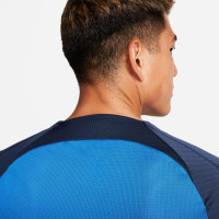 Nike Dri-FIT Strike III Voetbalshirt Blauw Donkerblauw Wit