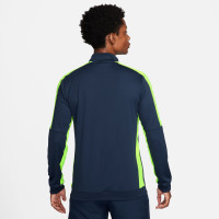 Nike Dri-FIT Academy 23 Trainingsjack Donkerblauw Geel Wit