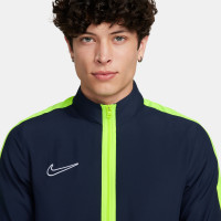 Nike Dri-FIT Academy 23 Trainingsjack Woven Donkerblauw Geel Wit