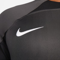 Nike Gardien IV Keepersshirt Korte Mouwen Grijs Zwart Wit