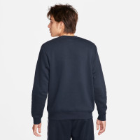 Nike Sportswear Fleece Trainingspak Crew Donkerblauw
