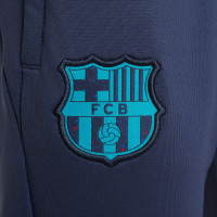 Nike FC Barcelona Strike Trainingspak 1/4-Zip 2023-2024 Kids Donkerblauw Turquoise