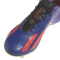 adidas X Crazyfast MS+ Gras Voetbalschoenen (FG) Paars Blauw Rood Zwart