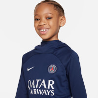 Nike Paris Saint-Germain Academy Pro Hoodie 2023-2024 Kids Donkerblauw Wit