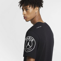 Nike Paris Saint Germain X Jordan Logo T-Shirt Zwart