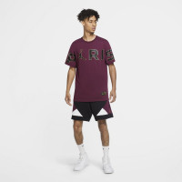 Nike Paris Saint Germain X Jordan T-Shirt Bordeauxrood