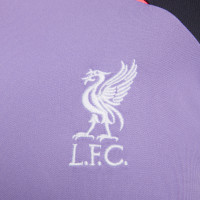 Nike Liverpool Strike Trainingstrui 1/4-Zip 2023-2024 Paars Wit