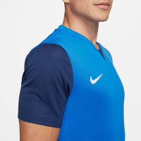 Nike Dri-Fit Trophy V Trainingsshirt Blauw Donkerblauw Wit