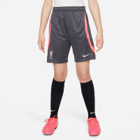 Nike Liverpool Strike Trainingsbroekje 2023-2024 Kids Donkergrijs Felroze Wit