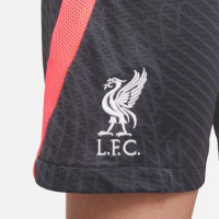 Nike Liverpool Strike Trainingsbroekje 2023-2024 Kids Donkergrijs Felroze Wit