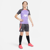 Nike Liverpool Strike Trainingsbroekje 2023-2024 Kids Donkergrijs Felroze Wit