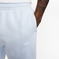 Nike Sportswear Club Fleece Joggingbroek Lichtblauw Wit