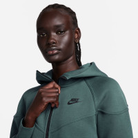 Nike Tech Fleece Sportswear Vest Dames Donkergroen Zwart