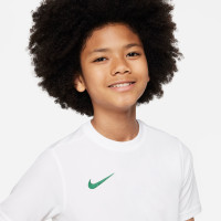 Nike Dri-FIT Park VII Kids Football Shirt White Green