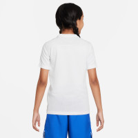 Nike Dri-FIT Park VII Kids Football Shirt White Blue